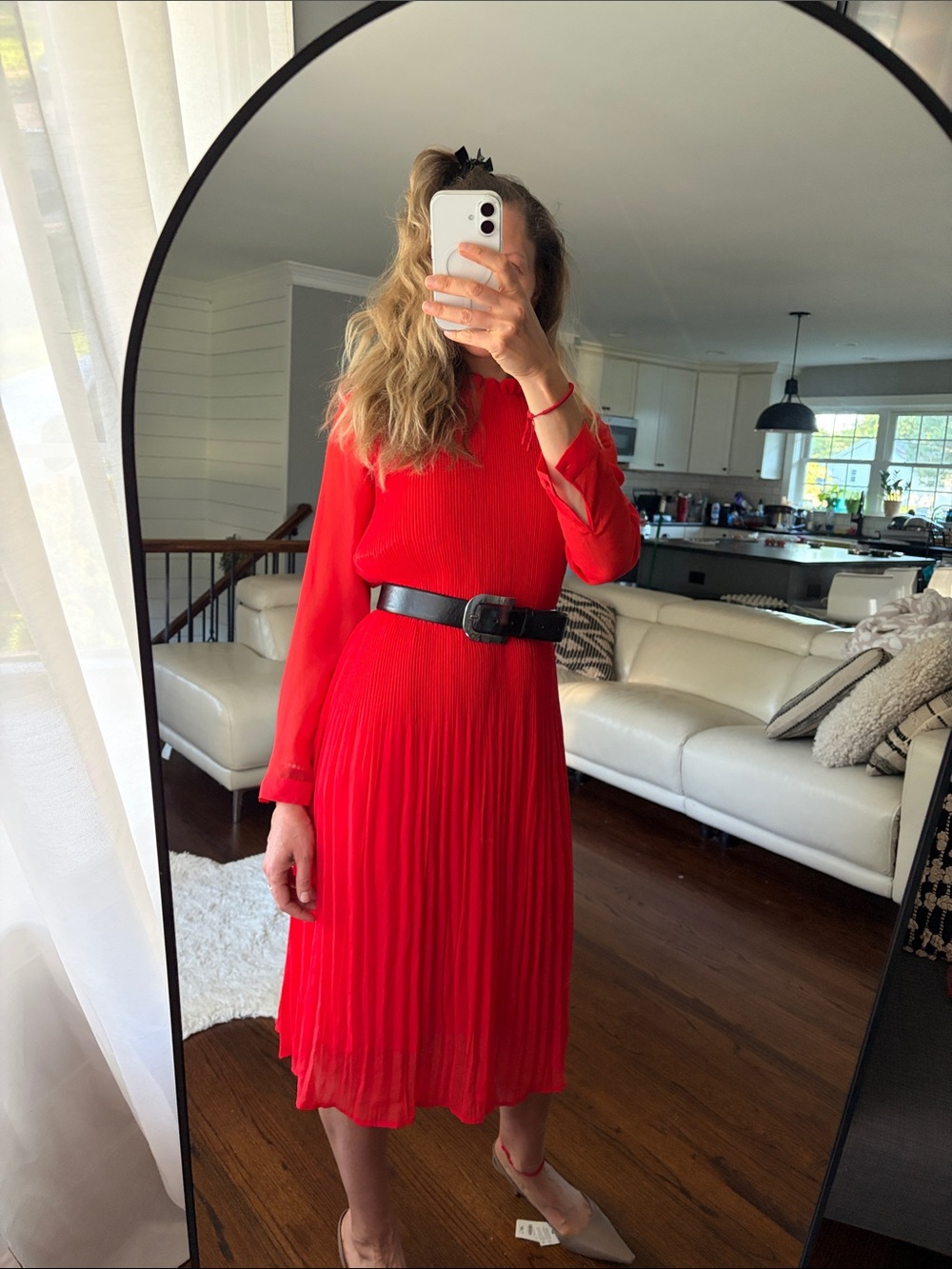 Pleated dress